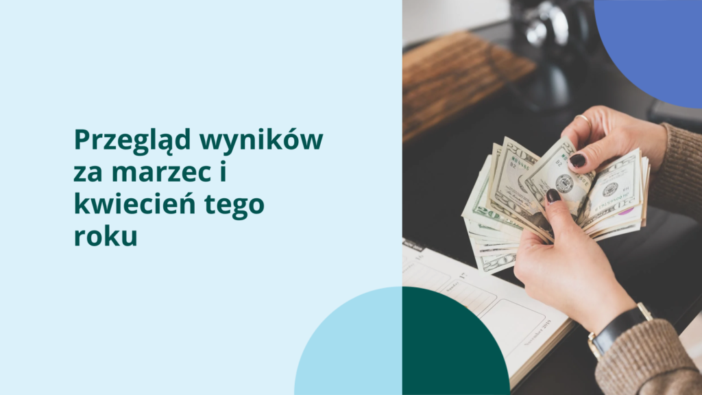 Przegląd wyników za marzec i kwiecień tego roku.