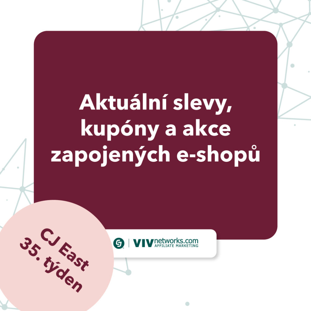 35.týden-Aktuální slevy, kupóny a akce zapojených e-shopů