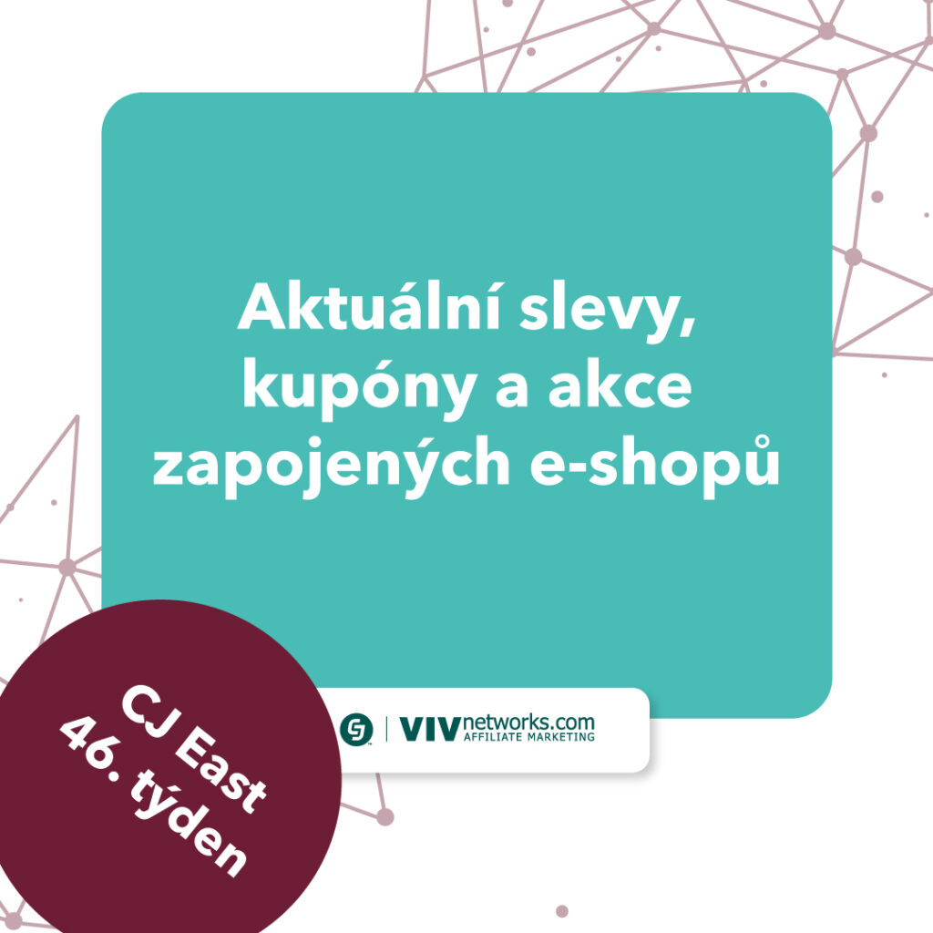 46.týden-Aktuální slevy, kupóny a akce zapojených e-shopů